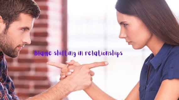 Blame shifting in relationships