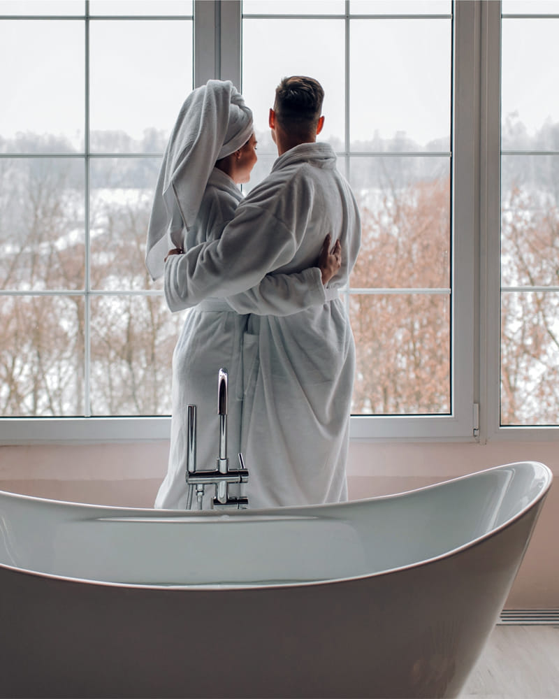 Romantic Shower Together